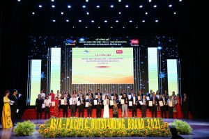 2021年 アジア太平洋地域における代表的なブランド トップ100の表彰式
